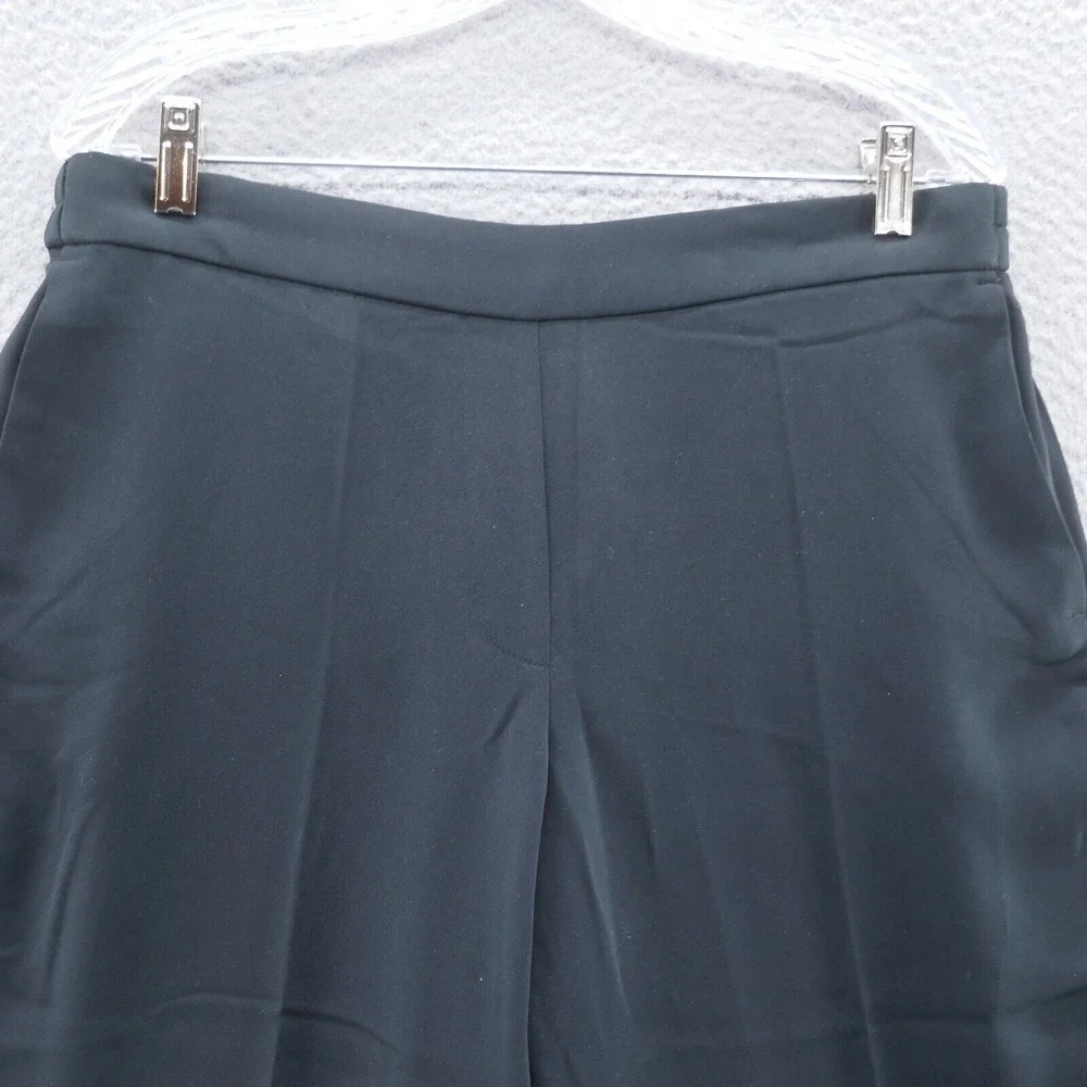 J Crew Womens Jamie Dress‎ Pants 14 Black Elastic Waist High Rise Crepe NEW